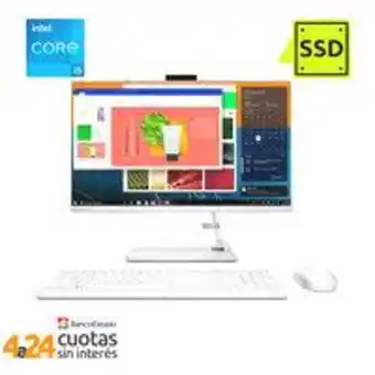 PC Factory All in one 24 fullhd intel i5-1135g7 16gb 512gb ssd wifi 6 windows 11 blanco oferta