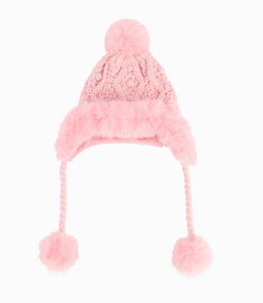Limonada Gorro niña tejido rosado oferta