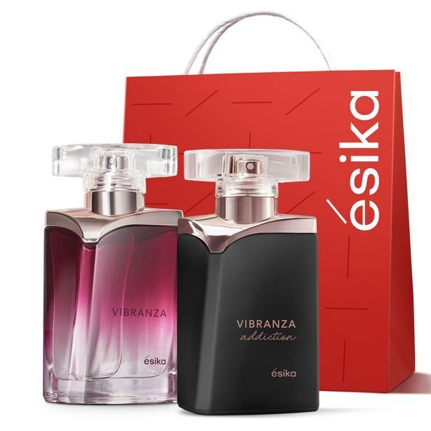 Ésika Set perfumes de mujer vibranza + vibranza addiction oferta