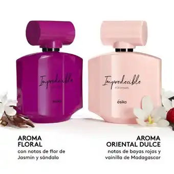 Ésika Set perfumes de mujer impredecible + impredecible deep rosé oferta