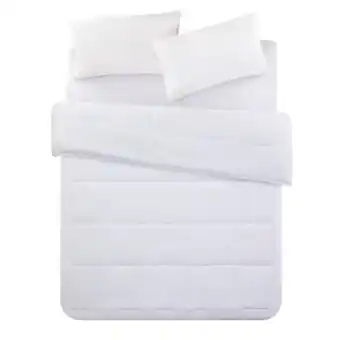 Linio Quilt think blanco queen oferta
