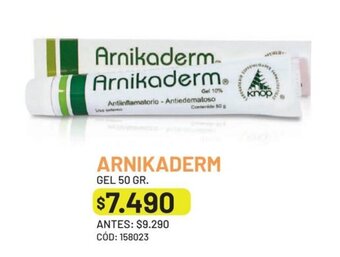 Cruz Verde ARNIKADERM GEL 50 GR. oferta