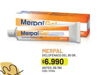 Cruz Verde MERPAL DICLOFENACO GEL 60 GR. oferta