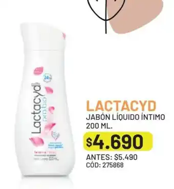 Cruz Verde LACTACYD JABÓN LÍQUIDO ÍNTIMO 200 ML. oferta