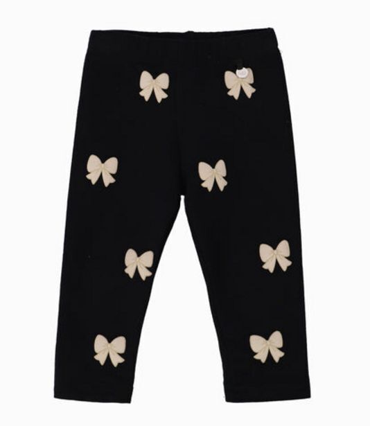 Limonada Calza bows print bebé negro limonada oferta