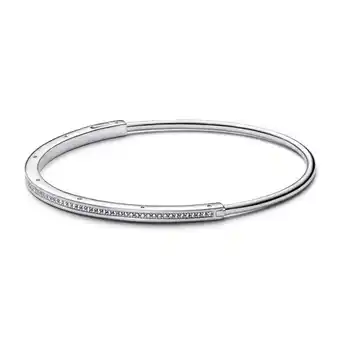 Pandora Brazalete rígido i-d pandora signature zirconia cúbica oferta