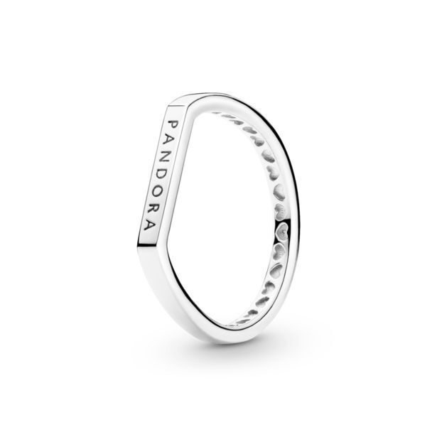 Pandora Anillo apilable barra con logotipo oferta