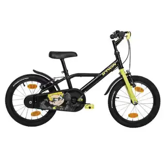 Decathlon Bicicleta infantil aro 16 negro / verde heroboy500 oferta