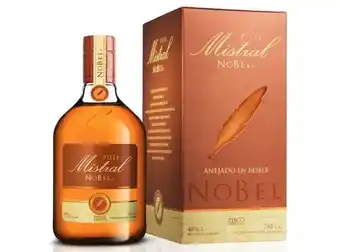 Ripley Pisco mistral nobel 40° 750cc oferta