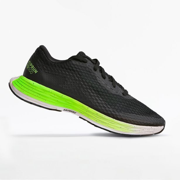 Decathlon Zapatillas running hombre dynamique kiprun kd500 negro/verde oferta