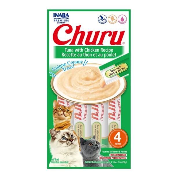 Pet City Churu atún con pollo 4 tubitos oferta