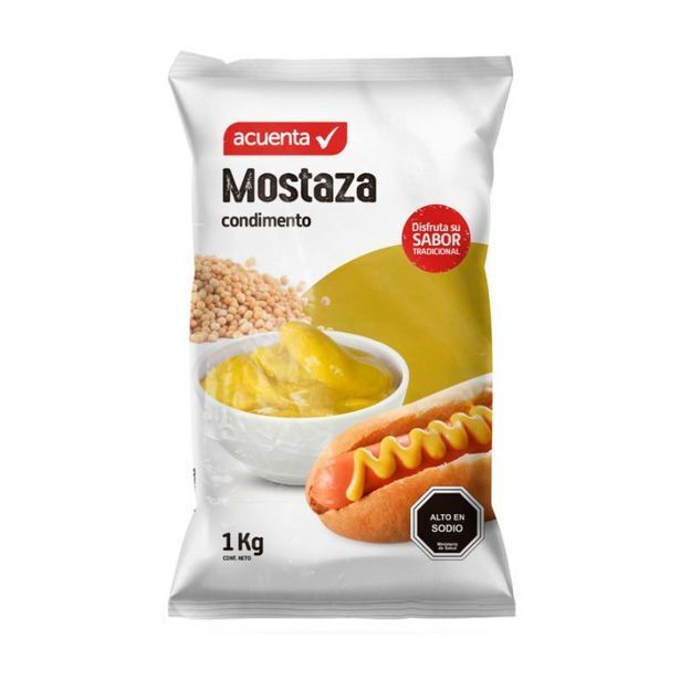 Super Bodega a Cuenta Mostaza 1kg acuenta oferta