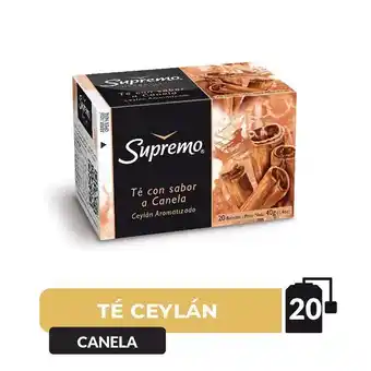 Super Bodega a Cuenta Té canela 20u supremo oferta