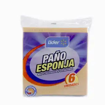 Super Bodega a Cuenta Pack 6un paño celulosa lider oferta