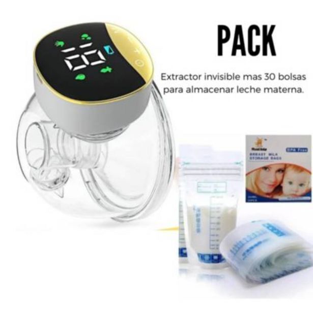 Linio Extractor de leche electrico invisible + 30 bolsas de leche oferta