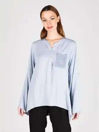 Lineatre Blusa jeans lineatre oferta