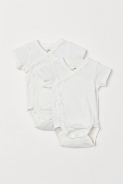 H&M Pack 2 bodies de manga corta oferta