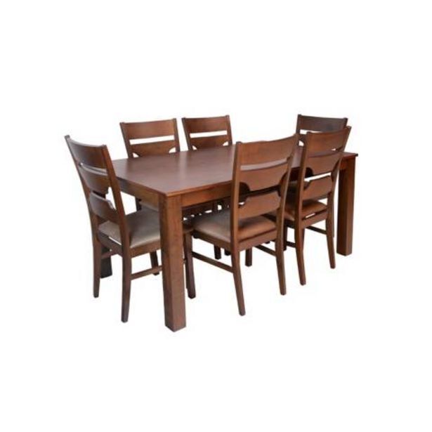 Linio Comedor de madera con 6 sillas oferta