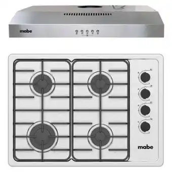Linio Kit campana cm6045 inox + encimera cmg6044 a gas - 60cm oferta