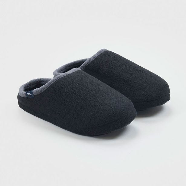 Corona Pantuflas hombre pu negro oferta