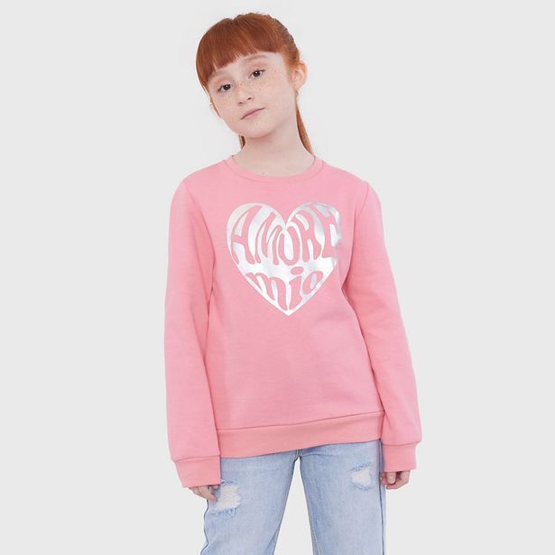 Corona Polerón niña kids pullover coral oferta