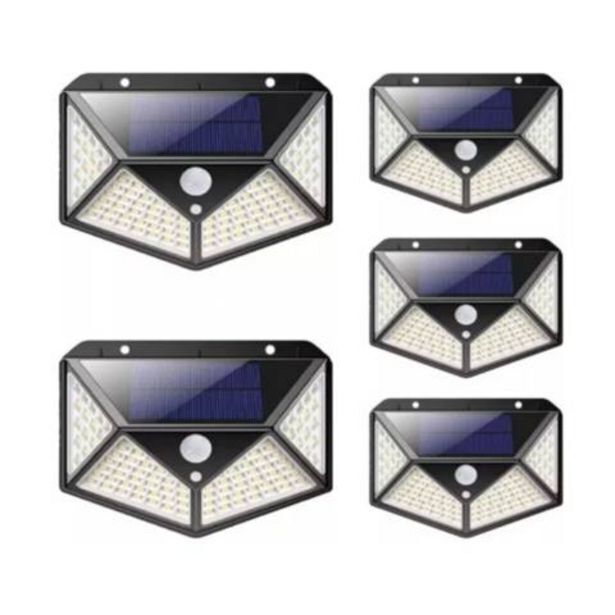 Linio X5 focos lámpara solar led exterior sensor de movimiento led oferta