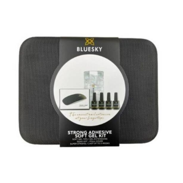 Linio Bluesky kit soft gel tips stiletto oferta