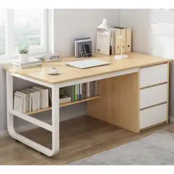 Linio Escritorio pata metal oficina cajon 100x50x74cm homer design oferta