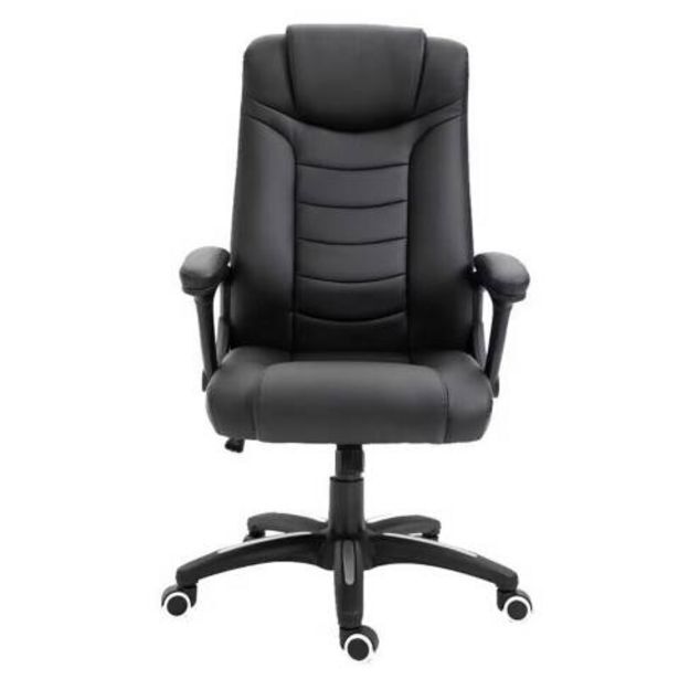 Linio Silla de escritorio oficina ejecutiva reclinable negra levo oferta