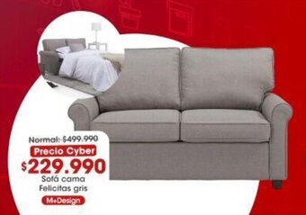 Easy Sofá cama Felicitas gris M+Design oferta
