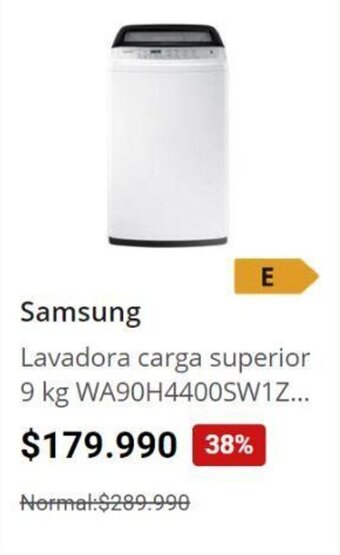 Easy Samsung Lavadora carga superior 9 kg WA90H4400SW1Z... oferta