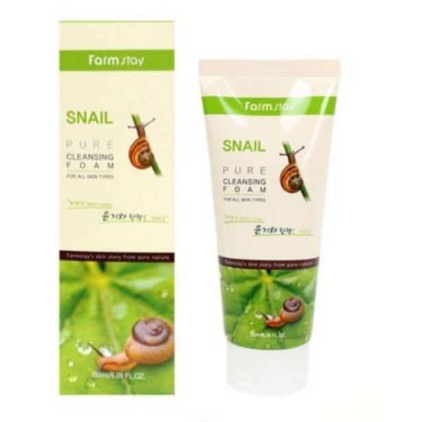 Linio Espuma limpiadora jabón con baba de caracol cosmética coreana oferta