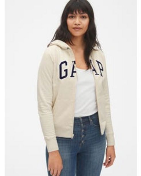Outlet Surprice Poleron logo gap clasico con cierre mujer oferta