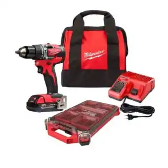 Linio Taladro percutor 18v brushless milwaukee 1 bat + packout oferta