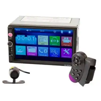 Linio Radio 2 din mirror link + camara retroceso + control de volante oferta