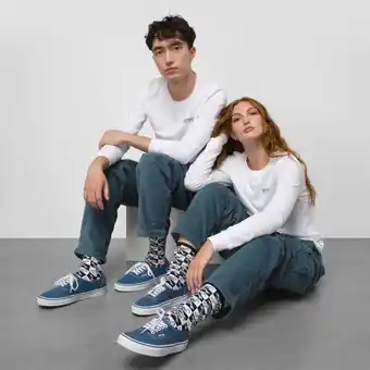 Vans Calcetines one piece crew black oferta