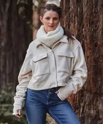 Tricot Chaqueta mujer polar corta oferta