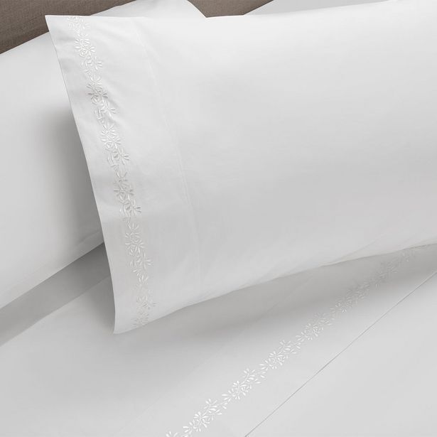 Rosen Sábana 220 hilos polycotton bordada botánica oferta
