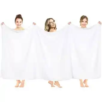Linio Toallon premium de baño blanco oferta