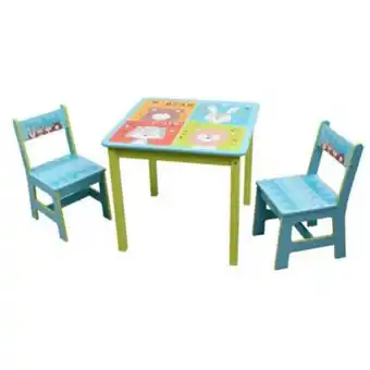 Linio Set mesa + 2 sillas zoo oferta