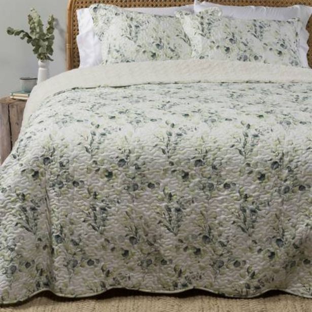Linio Cubrecama quilt vina sh salvia microfibra oferta
