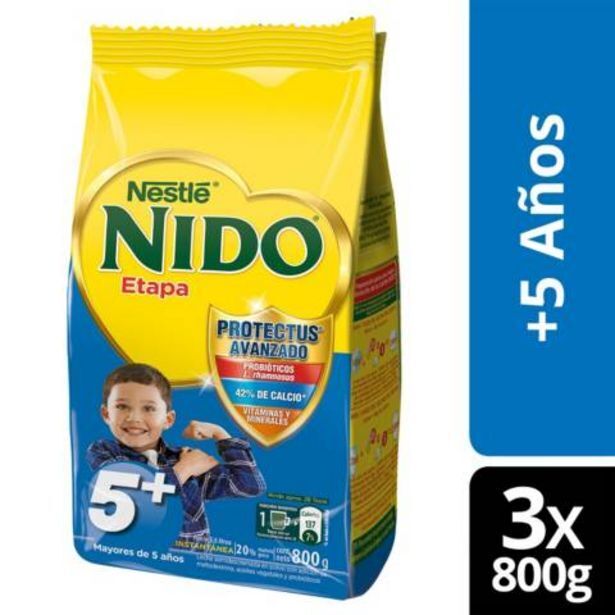 Linio Leche en polvo nido® 5 protectus® avanzado bolsa 800g x3 oferta