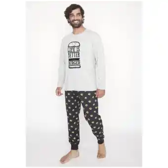 Linio Pijama hombre algodon 67.1246-gri kayser kayser oferta