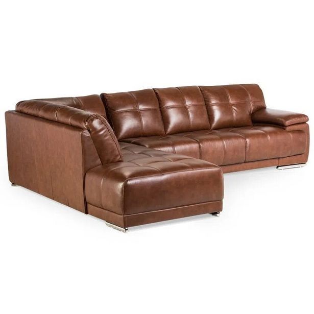 Rosen Sofá seccional 6974 cuero oferta