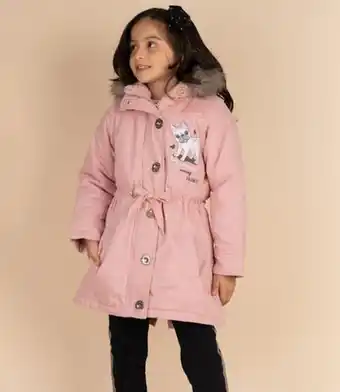 Limonada Abrigo niña con gorro palo rosa oferta