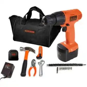 Falabella Taladro atornillador 12v + 18 accesorios black+decker oferta