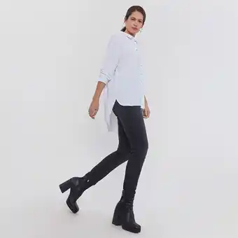 Corona Blusa mujer oversize botones ecru oferta