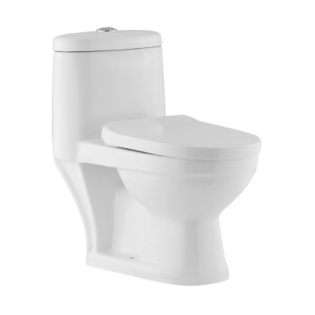 Falabella Wc one piece kinder domsa blanco descarga a piso 15cm oferta