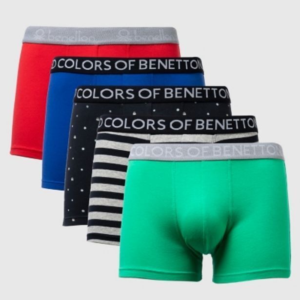 Falabella Benetton pack de 5 boxer hombre oferta