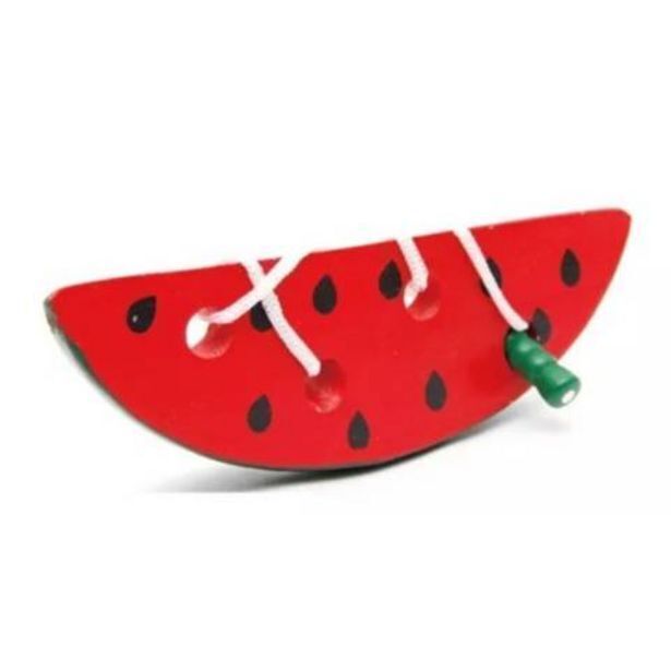 Linio Enhebrador sandia juguete madera didáctico motricidad fina oferta